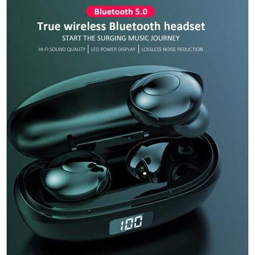 TWS 5.0 Mini Headset With LED Digital Display In-ear Wireless Bluetooth Headphones Earbuds Bluetooth Headphones