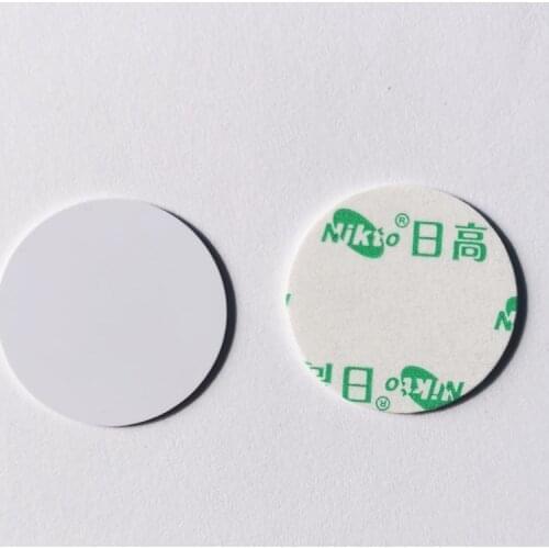 5pcs 25mm 13.56Mhz NFC Sticker Adhesive Coin Cards Tags NFC 213 PVC Waterproof