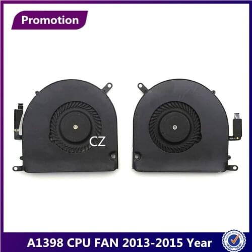 Original A1398 CPU cooling fan for Macbook Pro Retina 15.4" A1398 left + right Cooler Fan 2013 2014 2015 Year 923-00536 610-0219