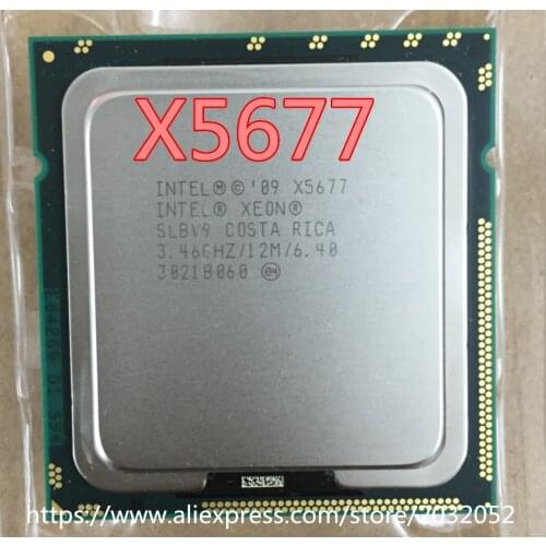 Intel Xeon Processor X5677 Quad Core 3.46Ghz/130W/12M Cache, 6.40GT/s SLBV9 (working 100% Free Shipping) x5677