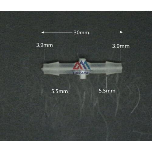 3.9mm Straight Connector Plastic Fitting Barbed Connector Material PP Hose PVC Tube Connection Joiner Fitting Aquarium Fish Tank