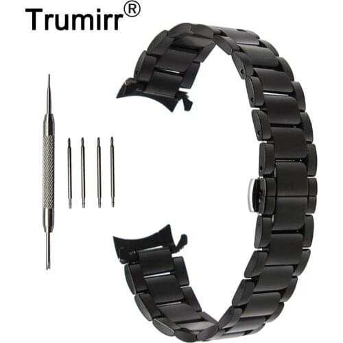 22mm Stainless Steel Watchband for Vector Luna / Meridian, for Xiaomi Smartwatch Huami Amazfit Strap Belt Wrist Bracelet + Tool