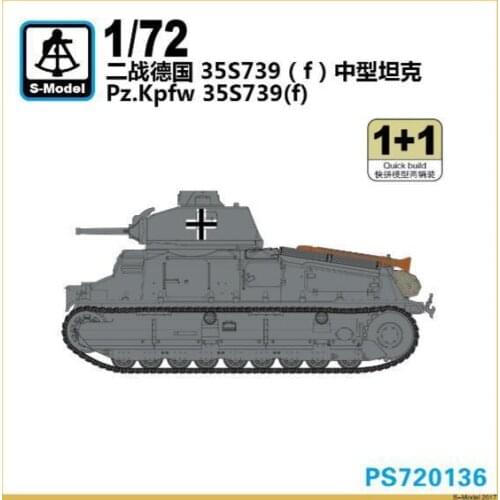 S-model 1/72 PS720136 Pz.Kpfw.35S739(f) (1+1)