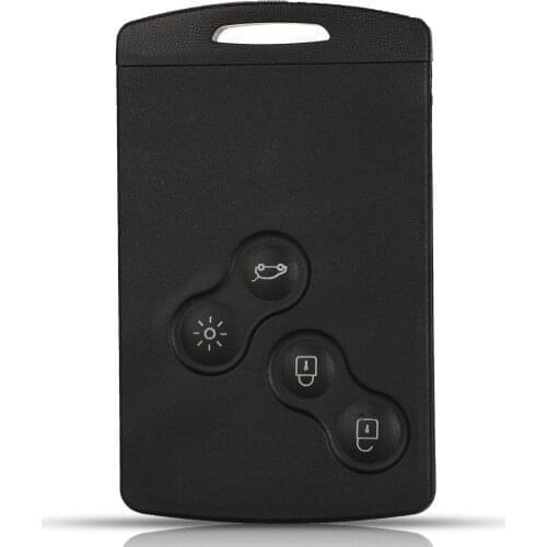 Kutery 10pcs/lot 4 Buttons Replacement Remote Car Key Shell Case Fob For Renault Koleos Clio With Blade