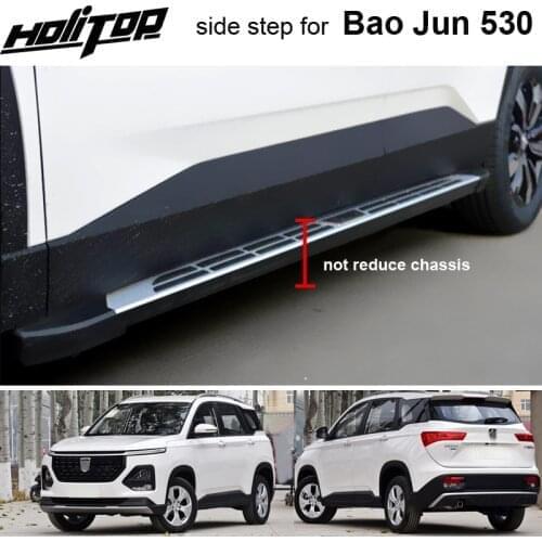 Fashion style nerf bar side step running board for Bao Jun 530 Baojun 530 2018-2020, light&hard aluminum alloy,hot sale in CN