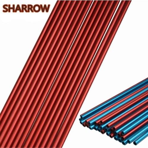 12pcs 30" Archery Aluminum Arrow Shaft Spine 500 Arrow Tube Arrow DIY Tools For Outdoor Shooting Camping Training Accessories