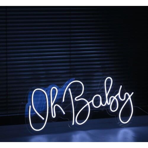 Custom Led Flex Neon Sign Visual Art Bar Pub Club Wall Hanging Flexible Lighting for Sign decoration OH BABY neon sign