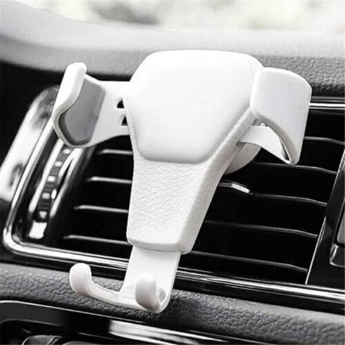 Universal Gravity Car Mount Cradle Holder Stand Air Vent Windshield Bracket Linkage Auto Lock for Smart Phone GPS