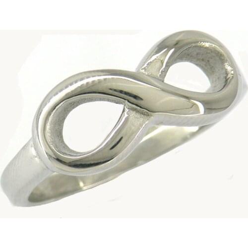 Fanssteel Stainless steel jewelry CLASSIC SHAPE 8 UNLIMIT SYMBOL RING FSR11W56