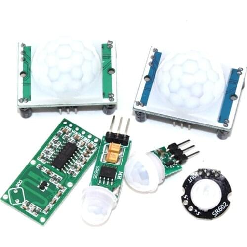 1pcs/lot HC-SR505 HC-SR501 SR602 AM312 PIR Motion Body Human Sensor Mini IR Infrared Pyroelectric Detector Module Dropship