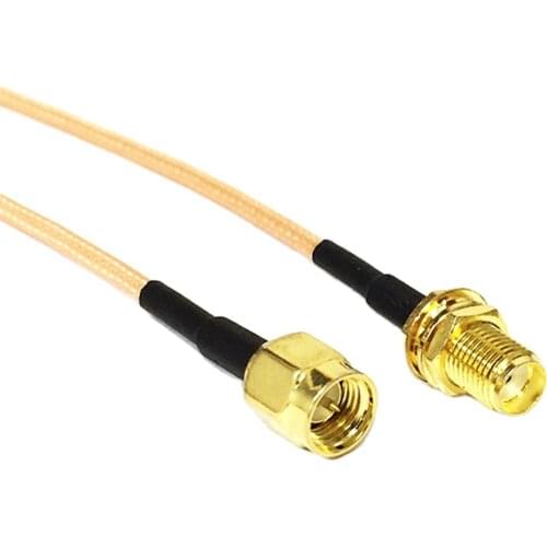 1PC New RG316 coaxial Cable SMA Male To SMA Female Jack Connector Cable Adapter Pigtail 15CM Adapter