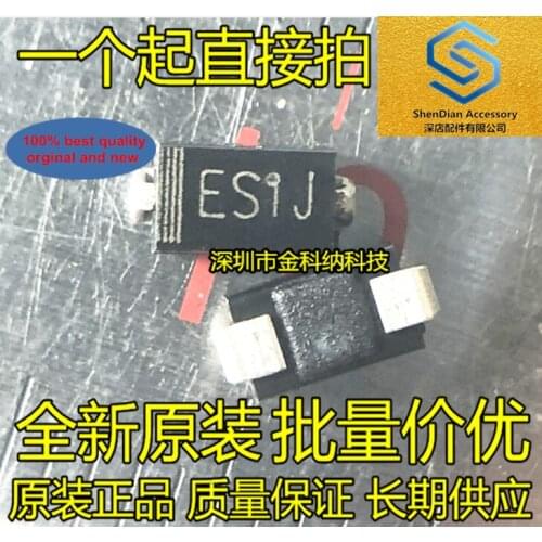 100pcs 100% orginal new Ultra Fast Recovery Patch ES1J DO-214AC Silk ES1J Diode 1A 600V SMA SF18 real photo
