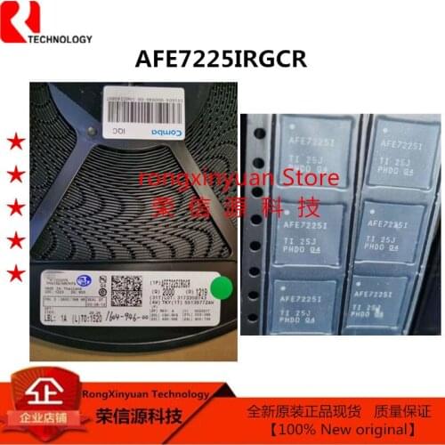 2 pcs/lot AFE7225IRGCR Marking: AFE7225I QFN64 AFE7225 Analog Front End Wideband Mixed-Signal Transceiver 100% New original