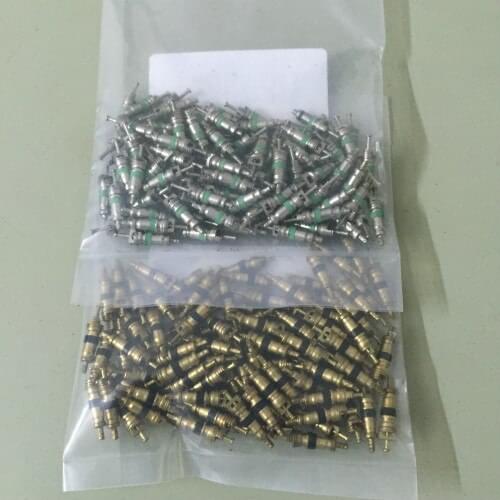 200PCS car auto truck excavator TIRE A/C airconditioner universal standard copper valve core R12 repair tool kit