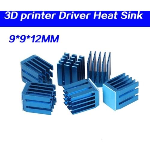 3D printer stepper motor driver heat sink A4988 module new heat sink accessories 9*9*12mm 10pcs