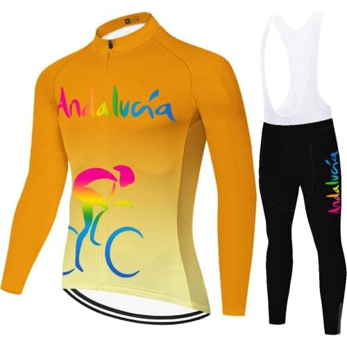 Andalucia Summer Spirng 2021 Ropa Jersey Tenue Cyclisme Homme Mallot Hombre Verano Ciclismo Masculino Maglia Ciclismo Uomo
