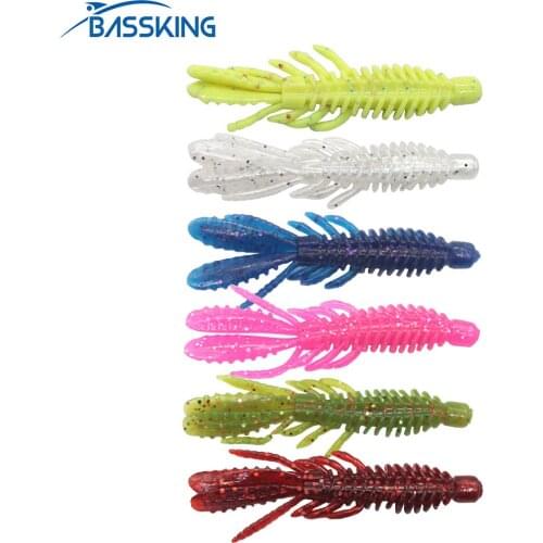 BASSKING 20Pcs Floating Soft Bait 65mm/2g 80mm/3g Fishing Lure Silicone Baits Isca Artificial Para Pesca Wobbler Peche Swimbait