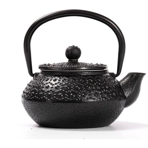 Hot Sale 0.3L Japanese Style Cast Iron Tea Pot Type Teapot Kettle Boiler with Strainer Boiling Water Tea Pot Home Kitchen