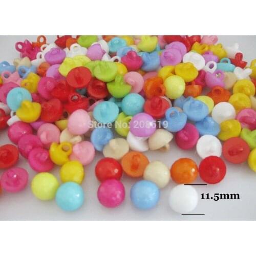 NB0022 Children buttons Mix 300pcs 11.5mm shank buttons for craft garment accessories