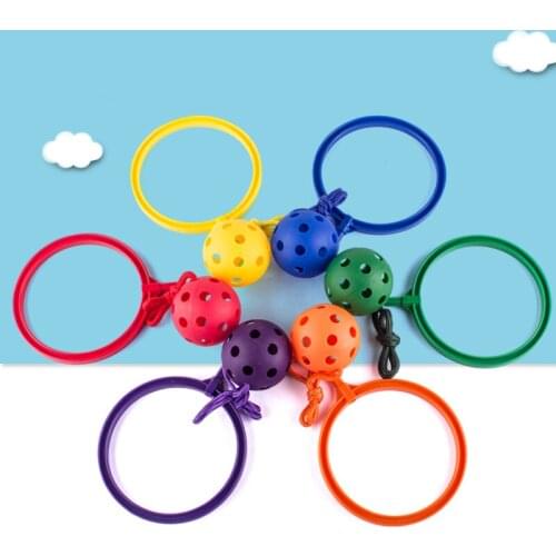 Kindergarten jump ball sense integration training equipment childrens fitness kick ball outdoor children one-foot jump ball