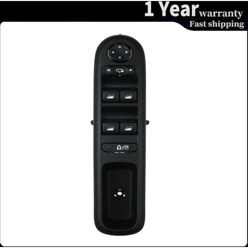 Master Electric Power Window regulator switch For Peugeot 3008 5008 09-16 Replacement 96650621ZD 98019434ZD 98019433ZQ 6490X6