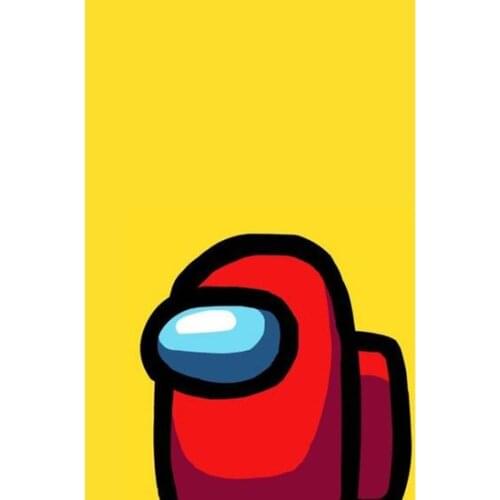 Hediyeniburadabul Among Us Wood wall Poster wall graphics gráficos de parede настенная графика