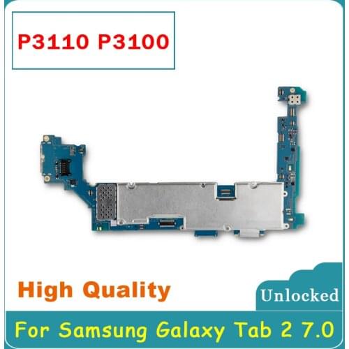 WiFi&3G Version Full Unlocked Motherboard For Samsung Galaxy Tab 2 7.0 P3110 P3100 Motherboard Mainboard Logic Board With Chips