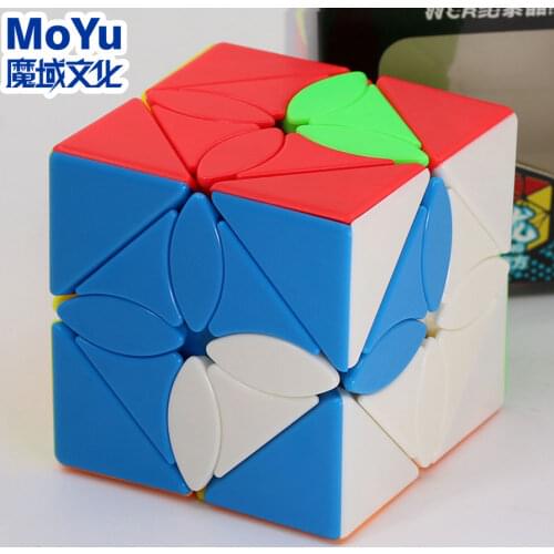 Magic cube puzzle MoYu MeiLong skew cube Maple leaf FengYe professional special shape cube educational twist wisdom game toys