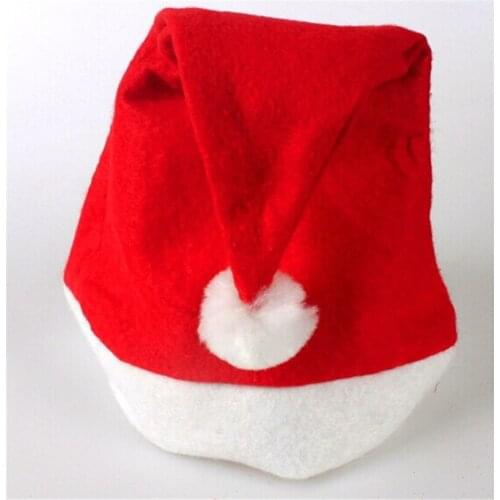 Cheap Lovely Classic Santa Snowman Adult Soft Christmas Party Hat Christmas Gifts for Children Happy New Year Christmas Gift