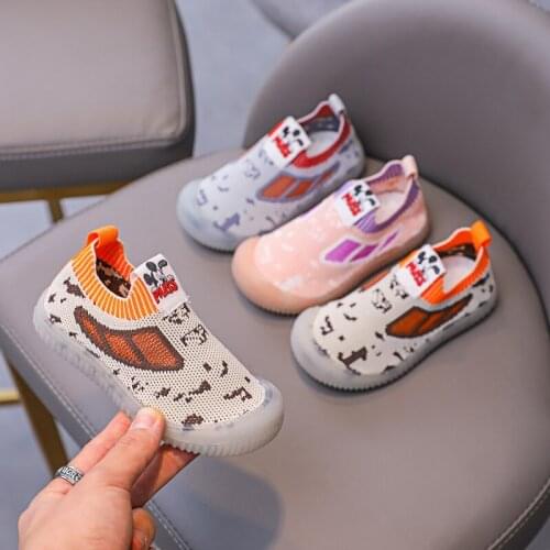 Disney cartoon Mickey Mouse boys and girls new casual shoes all-match student sports shoes non-slip soft sole