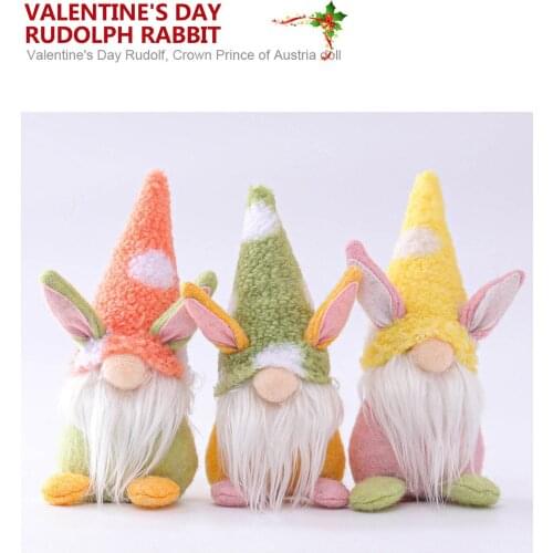 Easter Bunny Gnome Decoration Easter Faceless Doll Easter Plush Dwarf Home Party Decorations Kids Toys
