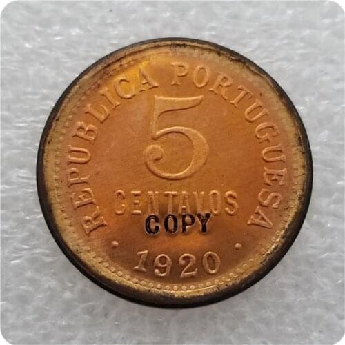 PORTUGAL,5 CENTAVOS 1920,1922 COIN COPY commemorative coins-replica coins medal coins collectibles