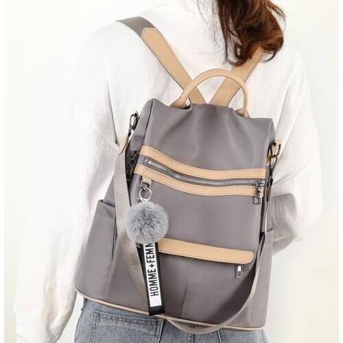 ValenKuci 2020 quality backpack Teenagers Girls waterproof anti-theft Oxford cloth simple college wind bag youth girl backpack