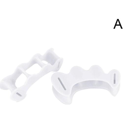 Three-hole Silicone Bigfoot Hallux Valgus Toe Separator Corrector 1pair Valgus Care Of Hallux Valgus Foot Hallux Set Foot C5Q1