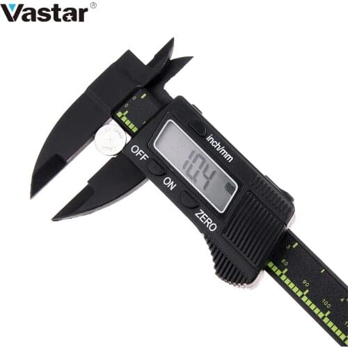 Vastar 150mm 100mm 6 inch LCD Fiber Vernier Caliper Gauge Electronic Widescreen Electronic Accurate Measuring Tool Digital Ruler