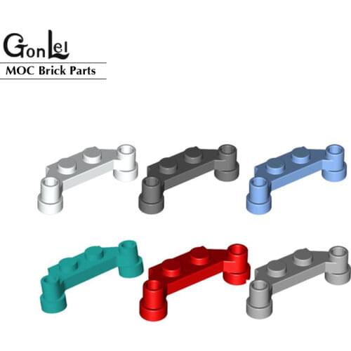 20Pcs/lot Plate Special 1x4 Offset 4590 MOC Plates Special Building Blocks Bricks DIY Toys fit for Rebrickable Parts 18624