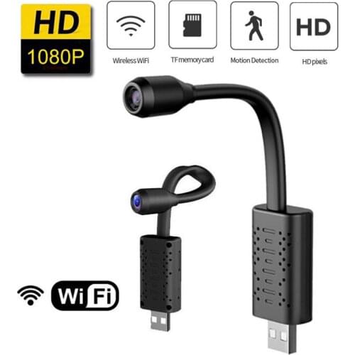 Webcam 1080P Full HD Web Camera USB Plug Wireless IP Camera Mini Wifi Surveillance Camera Remote Monitoring Video Audio Recorder