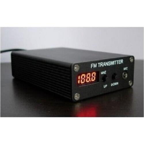 1mw 87-109MHZ Stereo PLL FM MP3 transmitter Mini Radio Station+ power supply + Antenna
