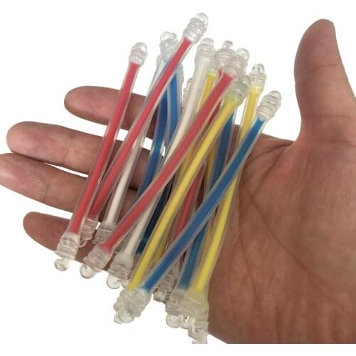 10pcs Long Shape Hook Silicone Tennis Racket Vibration Dampener Shock Absorber