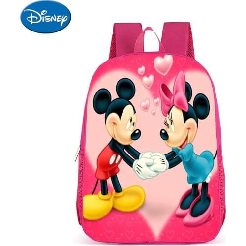 12Inch Children School Bags For Little Boys Girls Micky Mouse Backpacks Toddler Book Bag Kids Kindergarten Bag Mochila Escolar
