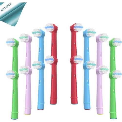 16pcs Replacement Children kids Brush Heads for Oral-B D19 OC18 D811 D9525 D9511 D25 D30 Princess /Car /Mickey Tooth Brush Heads