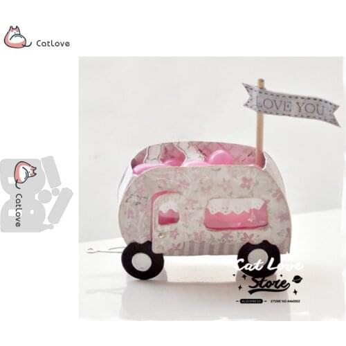 3D Car Automobile Metal Cutting Dies Stencils For DIY Scrapbooking Paper Card Decorative Craft Dies Embossing Die Cuts New 2019