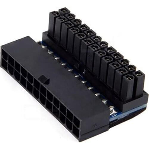 ATX 24Pin Atx 90 grad 24 pin zu 24pin Power Stecker Adapter Mainboard Motherboard Power Modular Netzteil Kabel