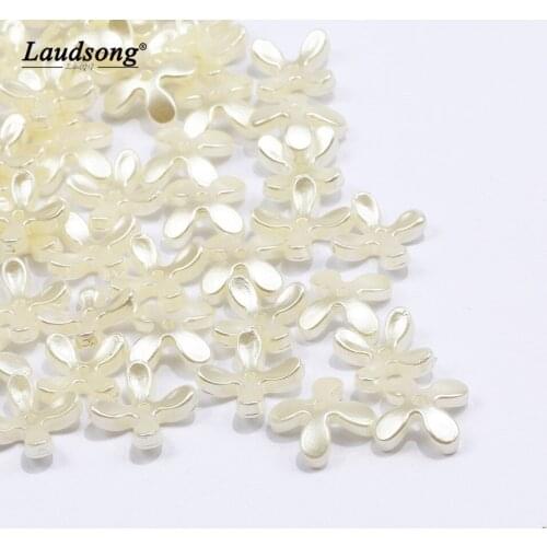 100PCS 11MM Acrylic Petal Shape Beads For DIY Handmade Bracelet Necklace Fashion Jewelry Making Spacer Beads Wholesale