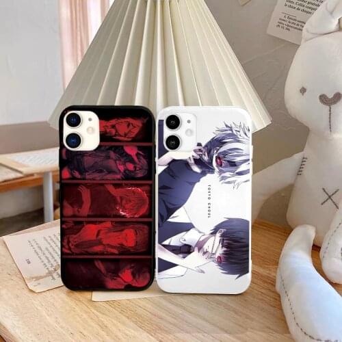 Tokyo Ghoul Kaneki Ken Anime Phone Case Funda Coque For iPhone 11 12 mini Pro Max SE 2020 Xs MAX X XR 7 8 6S Plus Silicone Cover