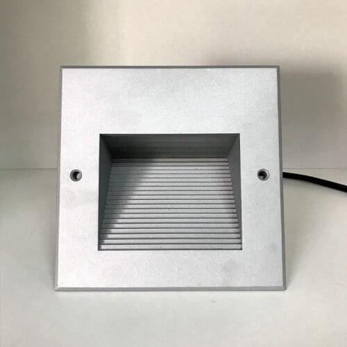 DC24V 1.4W Aluminum LED Corner Wall Light,Recessed LED Wall Light for Porch, Pathway, Step stair