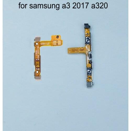 For Samsung Galaxy A3 2017 A320 A320F Original Phone Housing Power Volume Button On Off Key Flex Cable