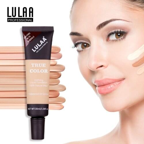 Lulaa cross-border make-up concealer 24-hour long-lasting Waterproof Repair Cosmetic Foundation