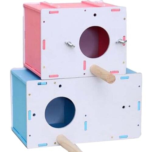 Pet Bird Breeding Box Parakeet Budgie Cockatiel Breeding Box Nest Box Nest Isolation Birdhouse