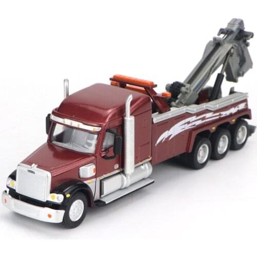 Diecast 1/55 German Alloy Decomposition Trailer Road Emergency Car Model Toy Collection Souvenir Ornaments Display Vehicle Gift